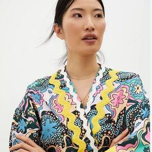 Celia B for Anthropologie Floral Kimono